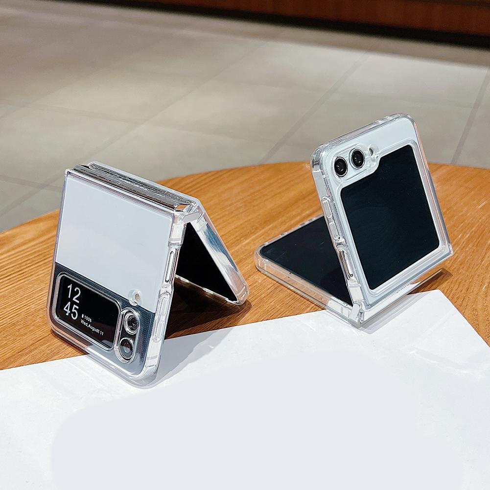 Ultrathin Transparent Soft TPU Phone Cover For Samsung Galaxy Z Flip 7 Shockproof Screen Protector Case Cover Accessories
