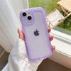 Силиконовый милый прозрачный чехол с волнистыми волнами для Iphone 14 11 12 13 Pro Max X Xr Xs 13pro 14pro противоударный прозрачный мягкий чехол