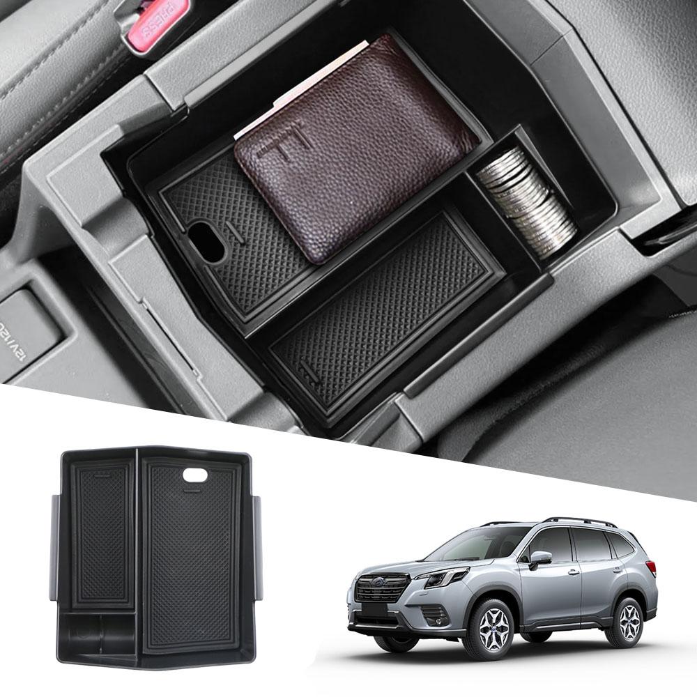 Органайзер-лоток на центральную консоль автомобиля для Subaru Forester 2019 2020 2021 2022 2023 2024, аксессуары, ящик для хранения под центральным подлокотником