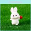 Очаровательный мультяшный милый кролик DIY украшение смола ремесло художественное настольное украшение
