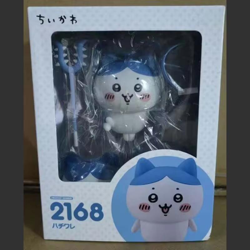 Cute Cartoon Chiikawa Usagi Action Figure Kawaii Anime Model Statue Collectible Doll With Replaceable Faces Desk Decoration Gift