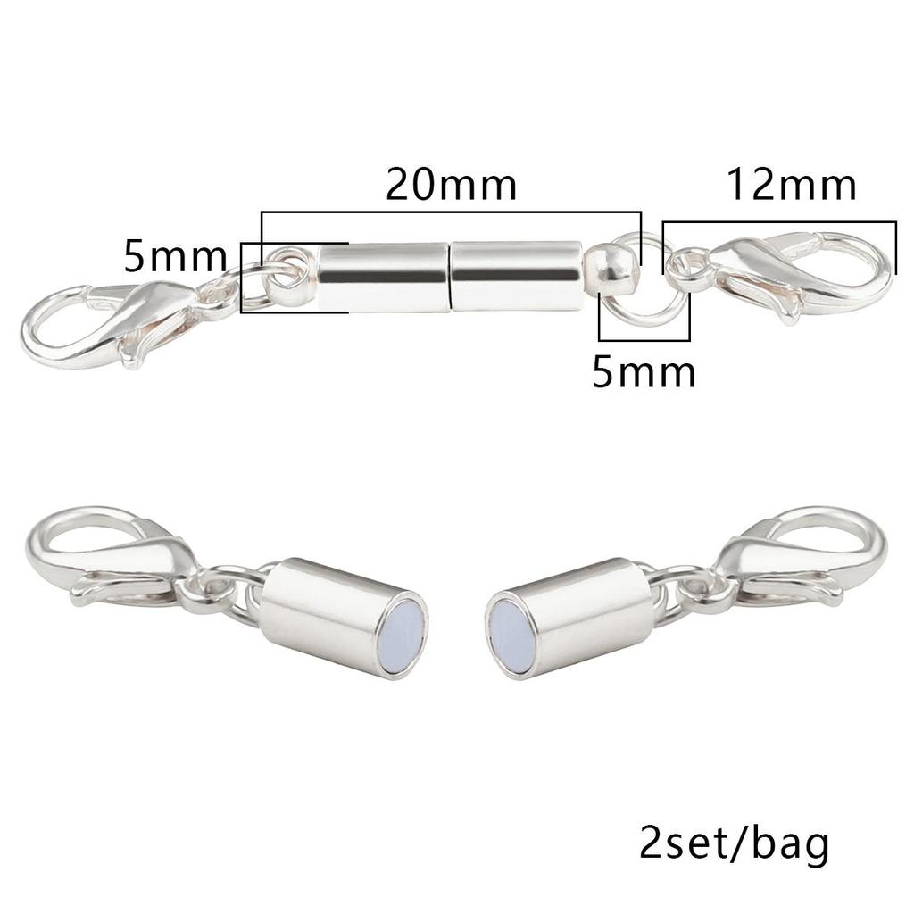 2/5 шт., аксессуары, магнитные застежки-лобстеры для ожерелья, браслета, крючки-шарики-лобстеры