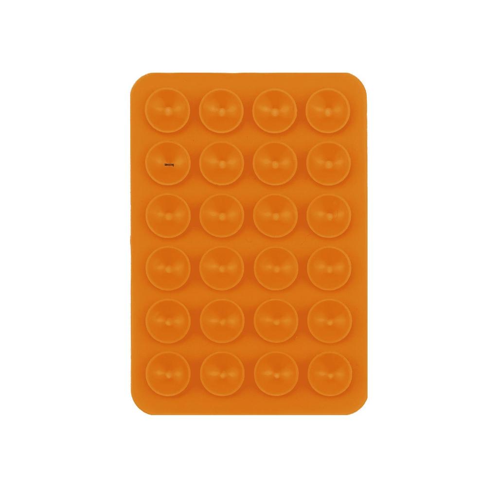 Черная силиконовая противоскользящая подставка для телефона: 24 Портативные, Минималистичные Наклейки на Присосках