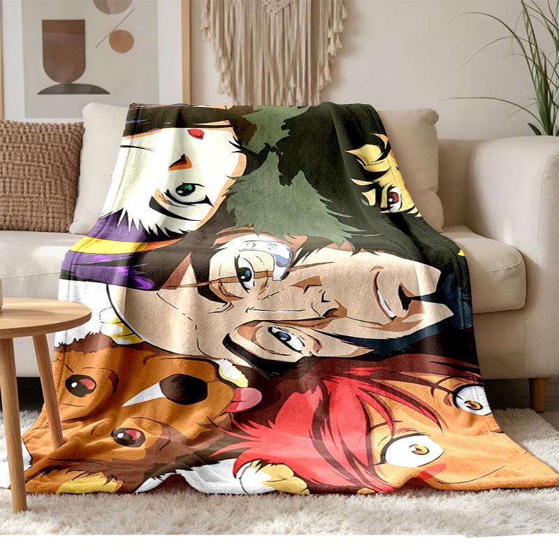Cowboy Bebop Soft and comfortable flannel Suitable for sofas living rooms outdoor camping travel and also makes a great anniversary gif