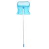Pool Skimmer Net with Adjustable Telescopic Aluminum Pole Easy Installation Swimming Pool Net Skimmer Rake with Ultra Fine Mesh Pool Leaf Skimmer