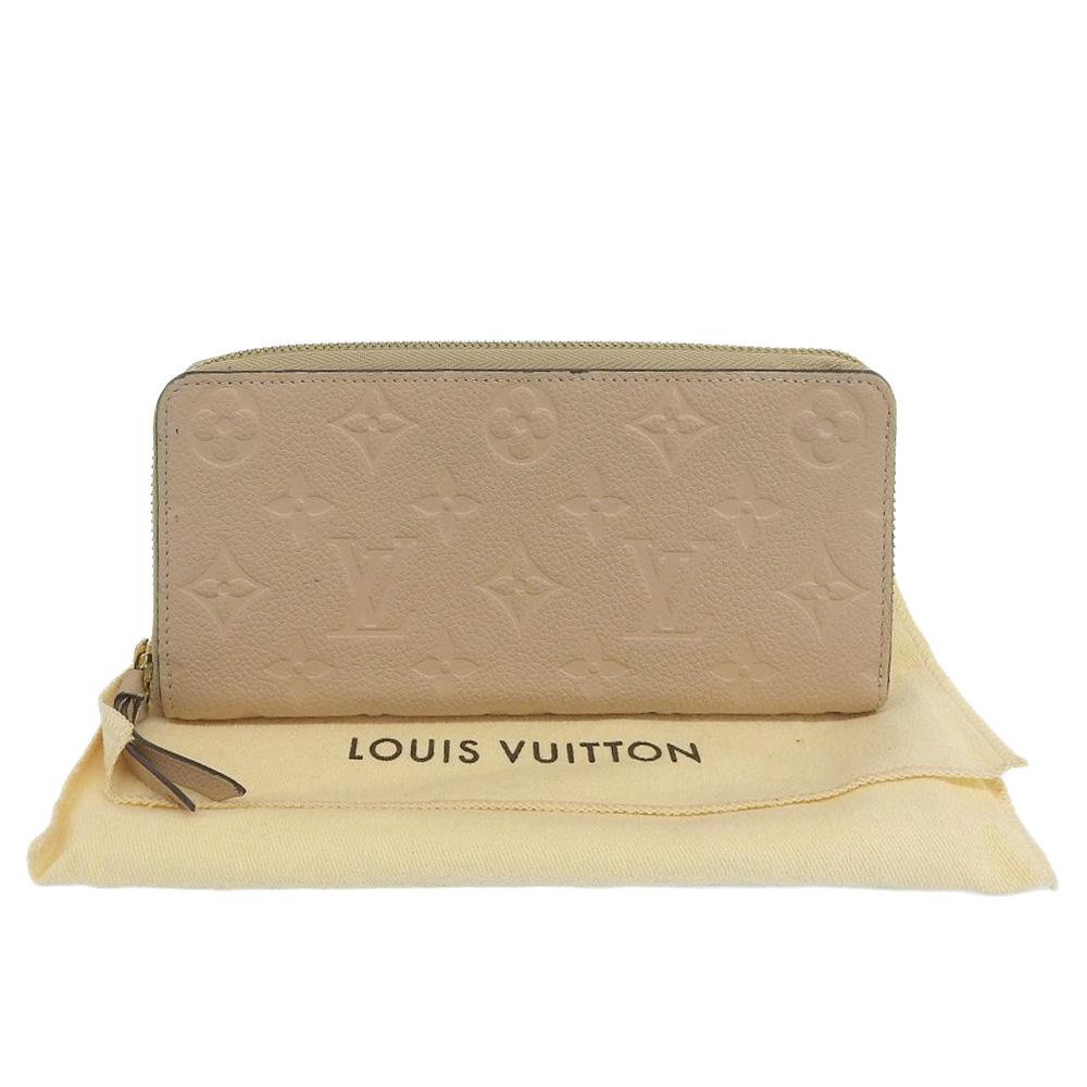 Louis Vuitton Кошелек Clement M60173 Тонкий бежевый Монограмма Анн Платт Женский Б/У