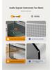 Metal Desktop File Organizer: Office Folder Storage & Bookend Rack