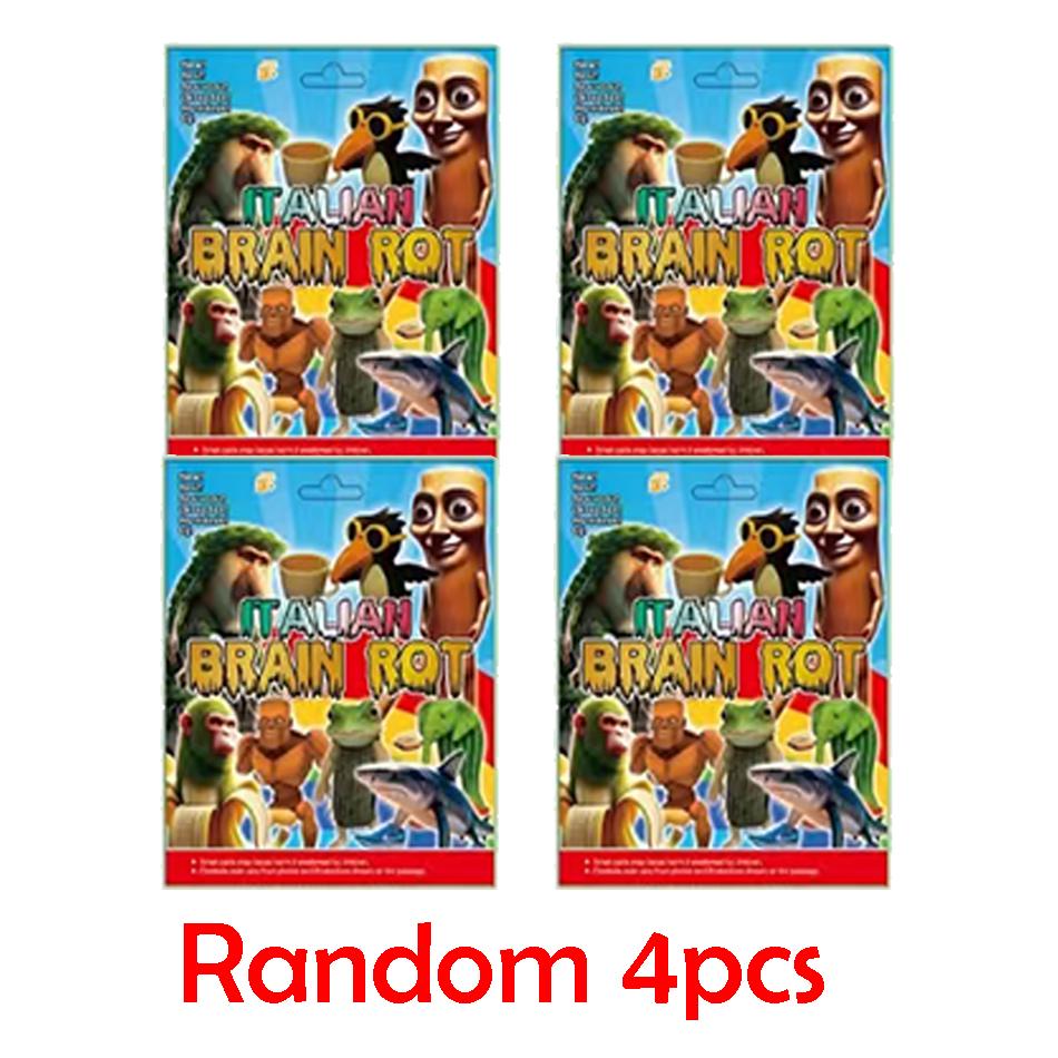 NEW Blind box Italian  Brainrot AI Animals Tung Tung Tung Sahur Figure Tralalelo Tralala Figure Doll  DeskOrnament Gift