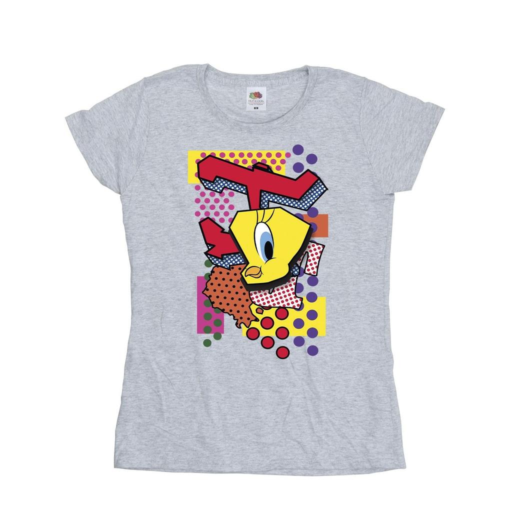 Looney Tunes Womens/Ladies Tweety Pop Art Cotton T-Shirt