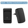 RF 433MHz Wireless Doorbell Waterproof House Chime 100M Remote EU US Plug Home Remote Welcome Door Bell Calls 38 Ringtones