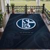 Soft Floor Carpet Schalke 04 Pattern Area Rug Decorative Mat For Home Room Decoration