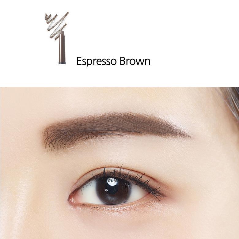 Автоматический плоский карандаш для бровей INNISFREE 0,3г, цвета в ассортименте