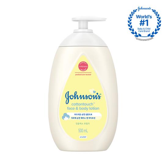Johnson's Лосьон для лица и тела Cotton Touch 500 мл