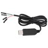 Кабель-адаптер USB на COM или TTL, Совершенно новый, 1 метр, Легкий для удобной переноски, Провода разного цвета, Загрузка, с