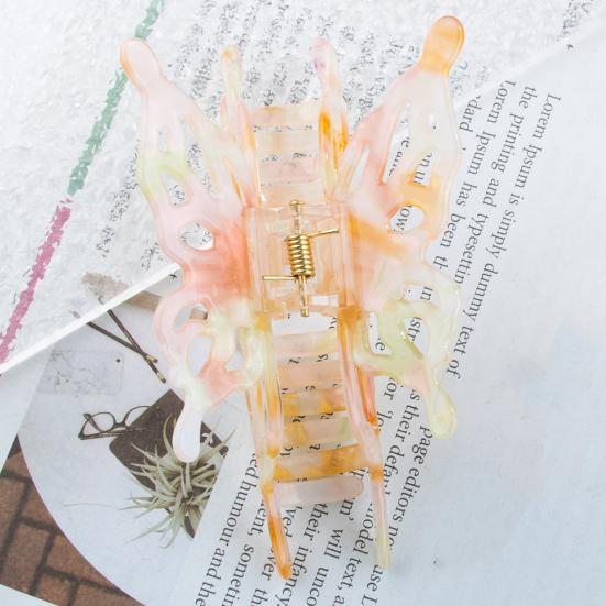 Hair Claw Hollow Butterfly Shape Back Head Shower Clip Strong Grip Medium Size Shark Hair Claw Versatile Hair