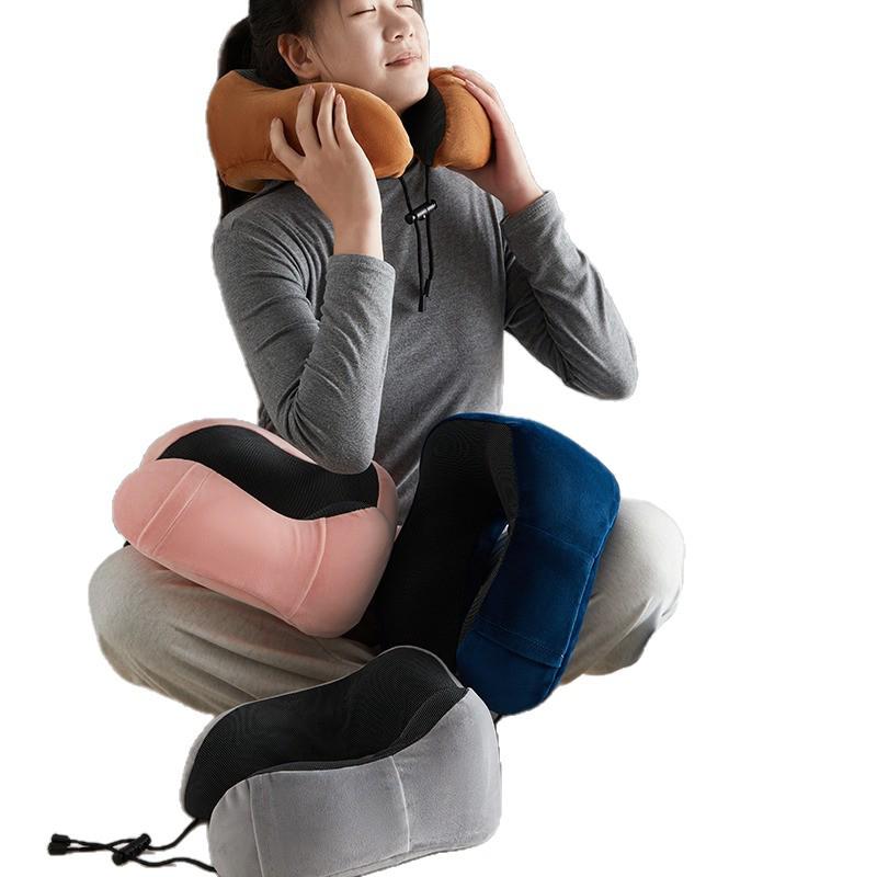 U-Shaped Memory Foam Neck Support Pillow for Travel