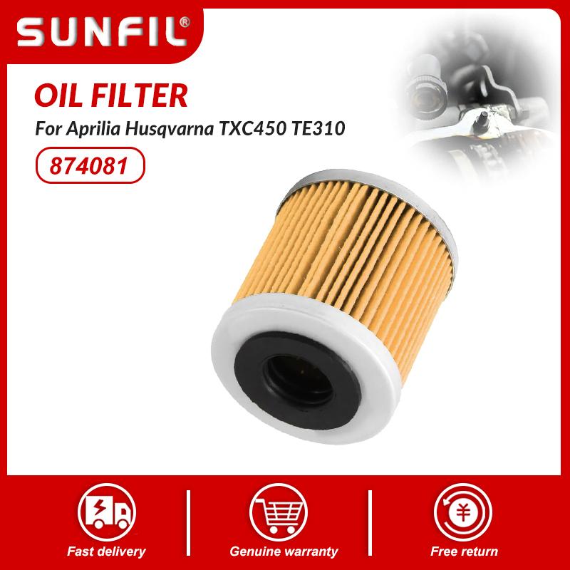 Oil Filter Suitable for 874081 Aprilia RS4 125 SXV RXV 450 550 Husqvarna TXC450 TE310 TE450 TE510 TE630 SM450R SM510R TXC250