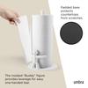 Official Umbra Buddy Paper Towel Kitchen W19 X D18 X White Holder, Storage, H34cm,