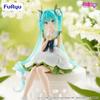 Фигурка FuRyu Vocaloid Hatsune Miku Цветочная Фея Ландыша - 14 см, Стопор для лапши, Коллекционный подарок