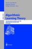 Книга Algorithmic Learning Theory : 13th International Conference, ALT 2002, Lubeck, Germany, November 24-26, 2002, Proceedings : 2533