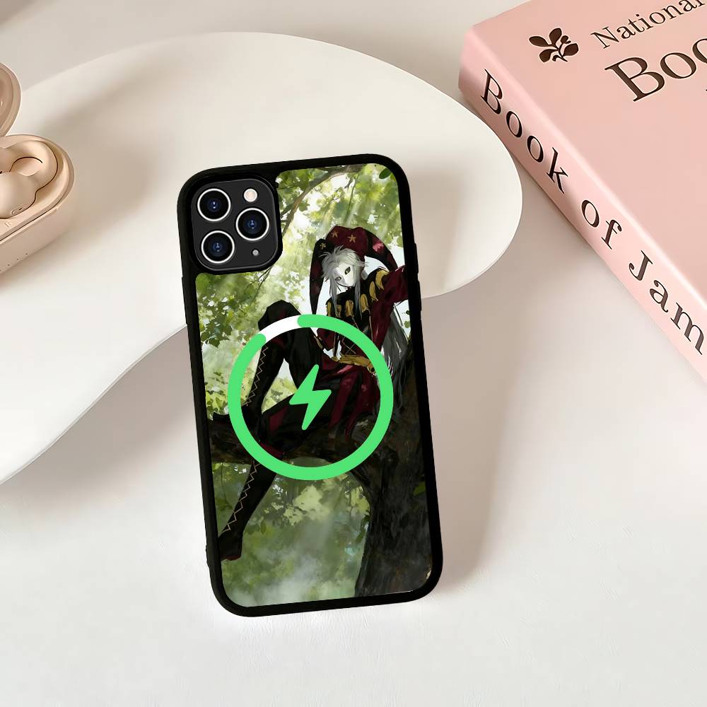 Чехол для телефона Freak Circus Pierrot для Magsafe для iPhone 17 Air 16 15 14 13 12 11 Pro Max Plus Ударопрочный чехол