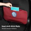 ear1 Car Anti-kick Pad Auto Seat Back Organizer Storage Bag For VW Golf Jetta Passat mk4 mk5 mk6 CC Golf 5 7 Tiguan Scirocco Sagitar