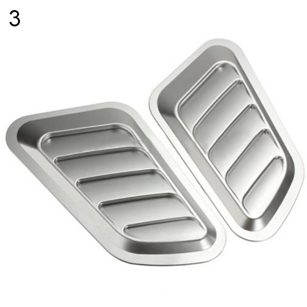 1 пара автомобильных декоративных воздухозаборников, совок, турбокапот, вентиляционная крышка, капот, крыло