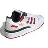 Adidas Forum Exhibit Low White Scarlet Кроссовки унисекс Обувь-Белый Core-Черный GX1523