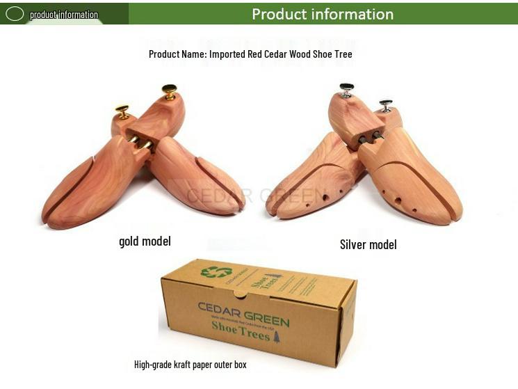 Adjustable North American Cedar Shoe Stretcher: Anti-Crease Wooden Expander for Men's & Women's Shoes