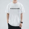 Футболка Charlie Kirk Freedom Merch с узором Free Letter Y2K для мужчин и женщин, повседневная, с коротким рукавом, высококачественная хлопковая футболка