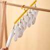 8 прищепок, пластиковая вешалка для сушки одежды, ветрозащитная вешалка для одежды, 8 зажимов, вешалка для носков, вешалка для белья, держатель для носков, нижнее белье
