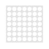 490 Pcs Silicone Bumper Pad 15x1mm Clear Self Adhesive Bumper Glass Table Top Anti Slip Pad for Furniture
