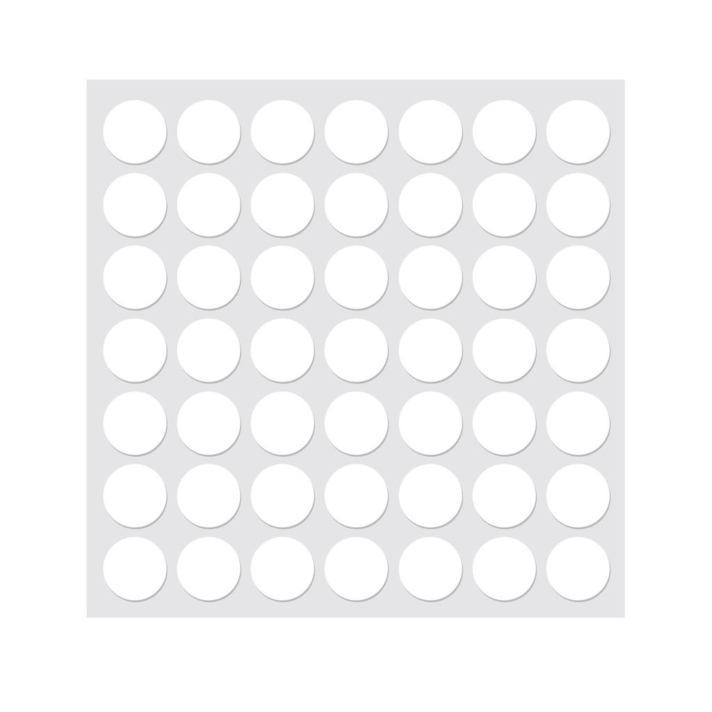490 Pcs Silicone Bumper Pad 15x1mm Clear Self Adhesive Bumper Glass Table Top Anti Slip Pad for Furniture