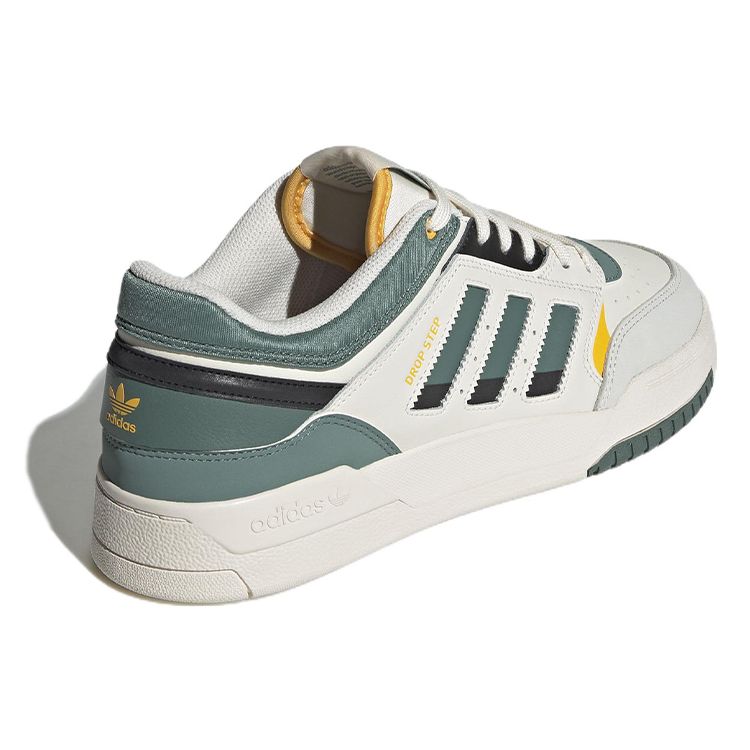 Adidas Кроссовки унисекс Drop Step Low White Tech Emerald Chalk-White Active-Gold GW9735