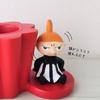 MOOMIN Yura Yura Doll Little My Mini Pen Stand Stripe - KC-5124