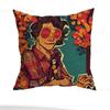 W-Will Wood  Pillow Case Sofa Living Room Bedroom Headboard Backrest Cushion Square Cushion Nap Time