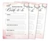 Inkdotpot Lingerie ShowerA Advice And Wishes Set Of 50 Bridal Shower Advice Game