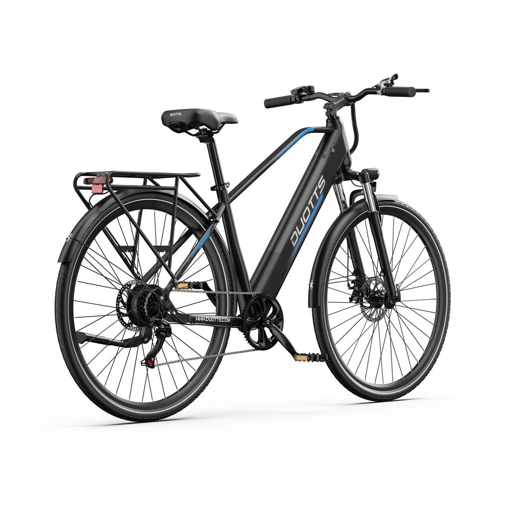 Electric Bicycle DUOTTS C29 Lite 27.5" 250W Motor Electric Bike Adult Top Speed 25Km/h 36V 13AH Max Range 65Km Load 150KG Black