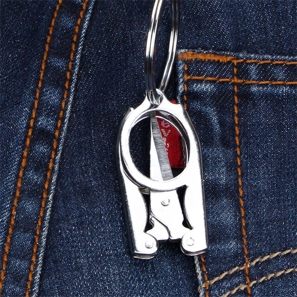 Pocket Stainless Steel Student Mini Small Scissors Folding Scissors Embroidery Fishing Scissors