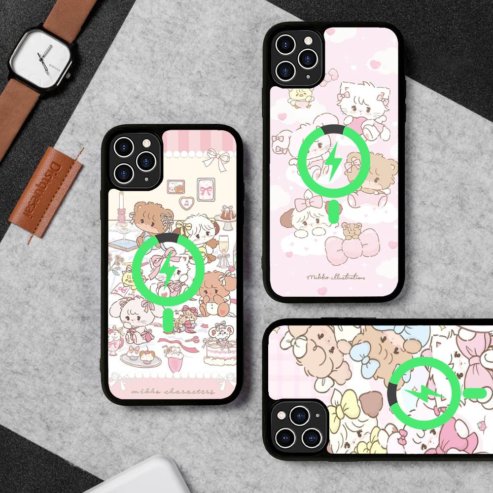 Popular Artist M-Mikko Magnetic Wireless Phone Case For IPhone 17 16 15 14 Plus 13 12 11 Pro Max
