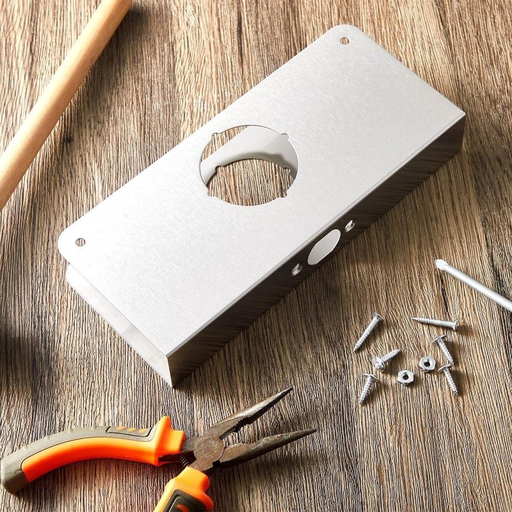 Stainless Steel Door Repair Plate Heavy Duty Lock Reinforcement Kit Door Lock Reinforcement Plate