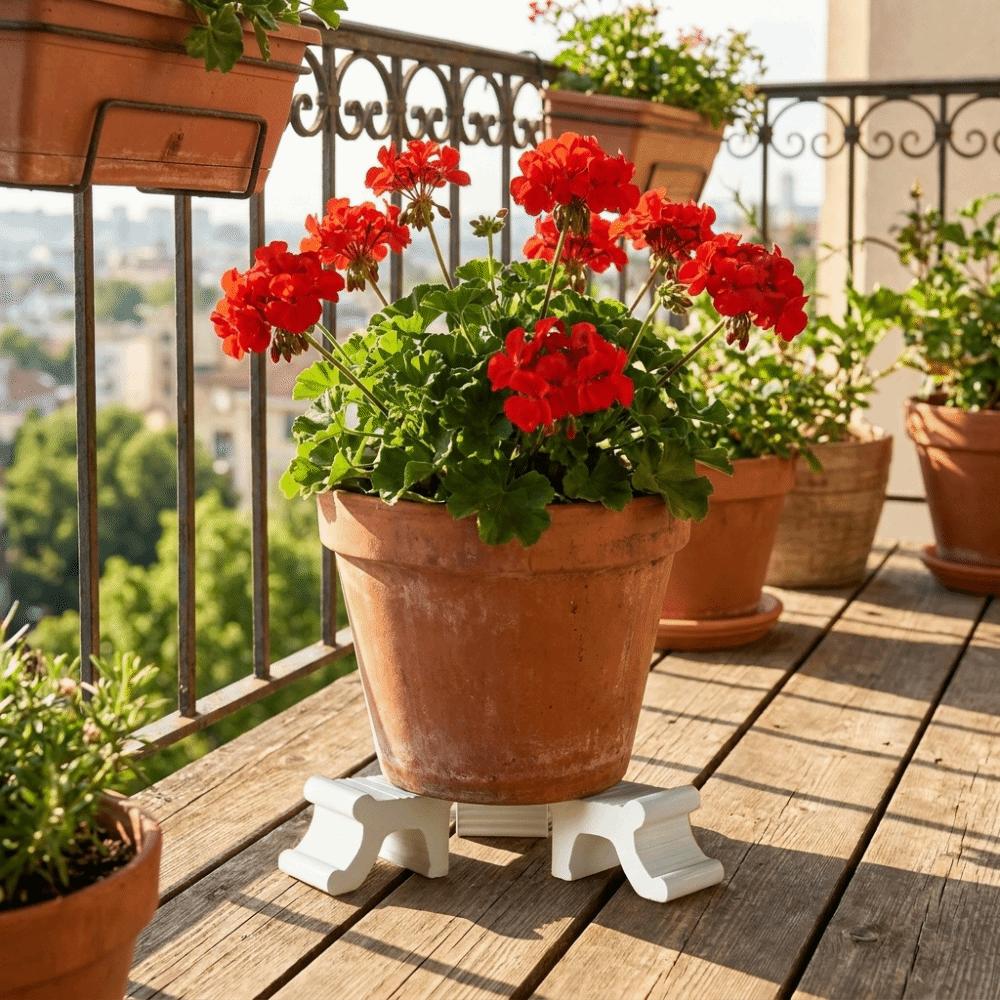3PCS Decorative Pot Feet 3D Printed Plant Pot Supports Flower Pot Stands Indoor Potted Plants