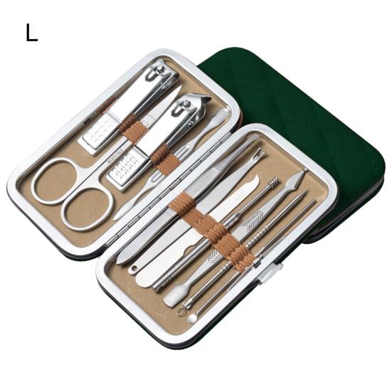1 Set Stainless Steel Nail Clipper Plating Procedures Stylish Toenail Fingernail Manicure Cutters