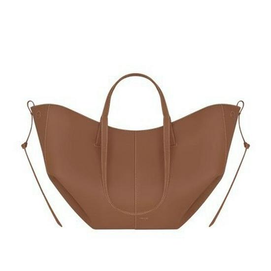 Сумка-тоут Polene 2024 в стиле ретро с узором «Личи» для женщин