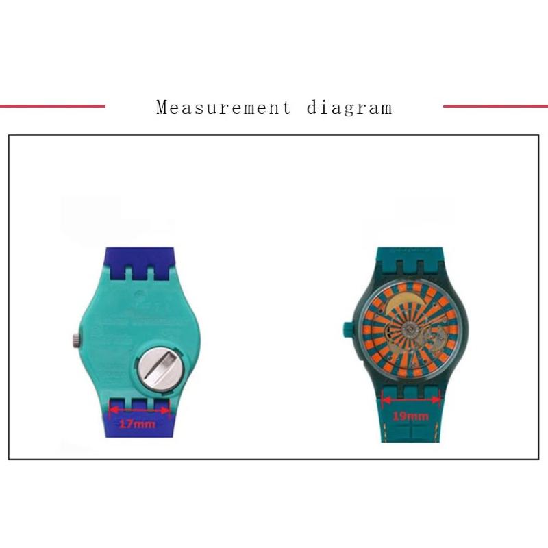 19 мм 21 мм Для Swatch цельнометаллический браслет вогнуто-выпуклая часовая цепочка YVS400 451 YVB404 железные мужские женские стальные ремешок для часов