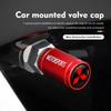 gzbf5 4PCS Car Motorcycle Valve Caps for Mitsubishi All Models Eclipse Cross ASX Mirage Tire Stem Air Cover Universal Accessories