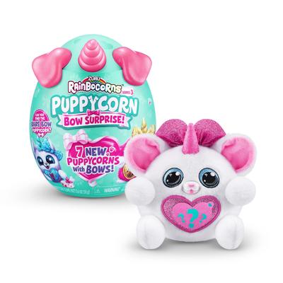 ZURU Rainbocorns Puppycorn Surprise Series 3 коллекционный плюшевый сюрприз яйцо наклейка набор слайм плюшевая собака для девочек и детей (Чихуахуа) 3+