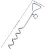 Rust-Proof Dog Ground Anchor Reinforced Dog Tether Stake Ground Spike Dog Stake  Beach
