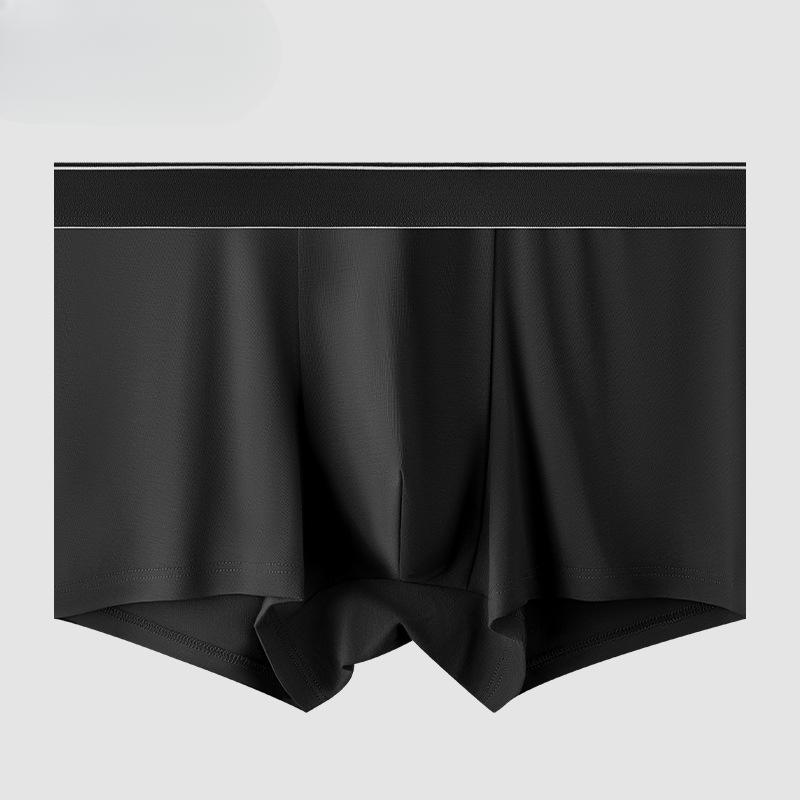 Мужское нижнее белье из чистого хлопка с антибактериальной внутренней частью, дышащее, однотонное, для мальчиков, для молодых мужчин, со средней посадкой