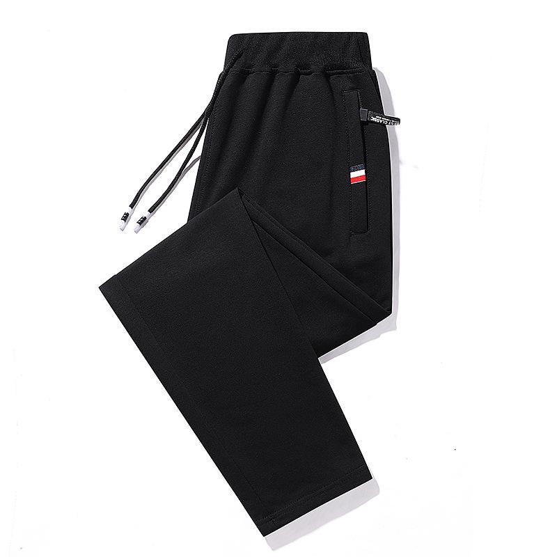 Спортивные брюки мужские свободные прямые весенние и осенние повседневные брюки спортивные штаны больших размеров мужские брюки